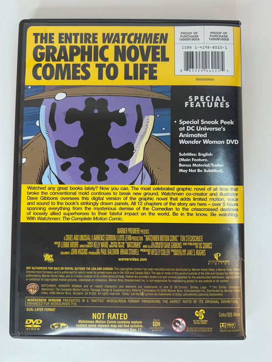 Watchmen: The Complete Motion Comic 2 Disc DVD Set