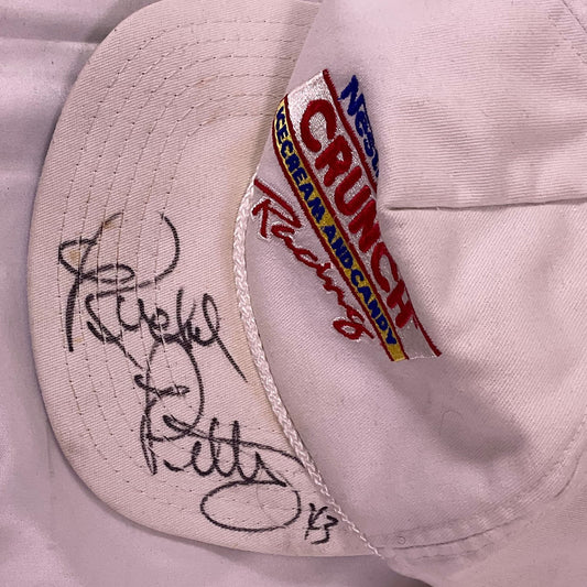 Richard Petty Autograph Vintage Nestle Crunch Hat