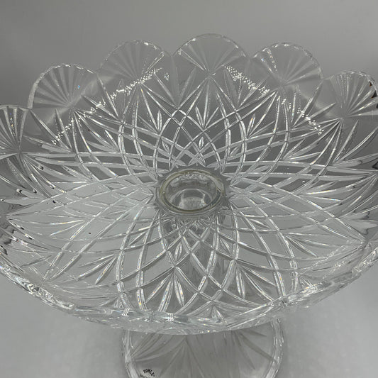 Vintage Towle Lead Crystal Centerpiece Bowl