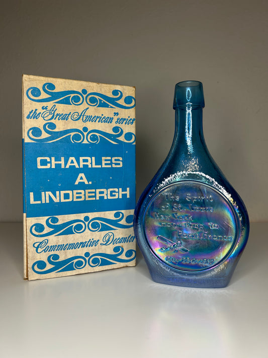 Vintage 1970s Charles Lindbergh Decanter