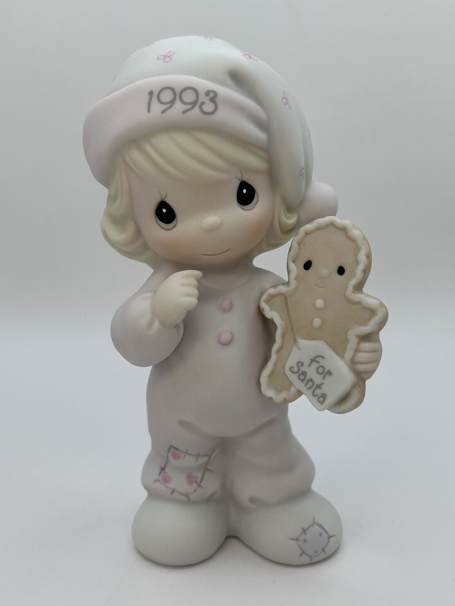 Precious Moments Vintage 1993 Wishing You The Sweetest Christmas