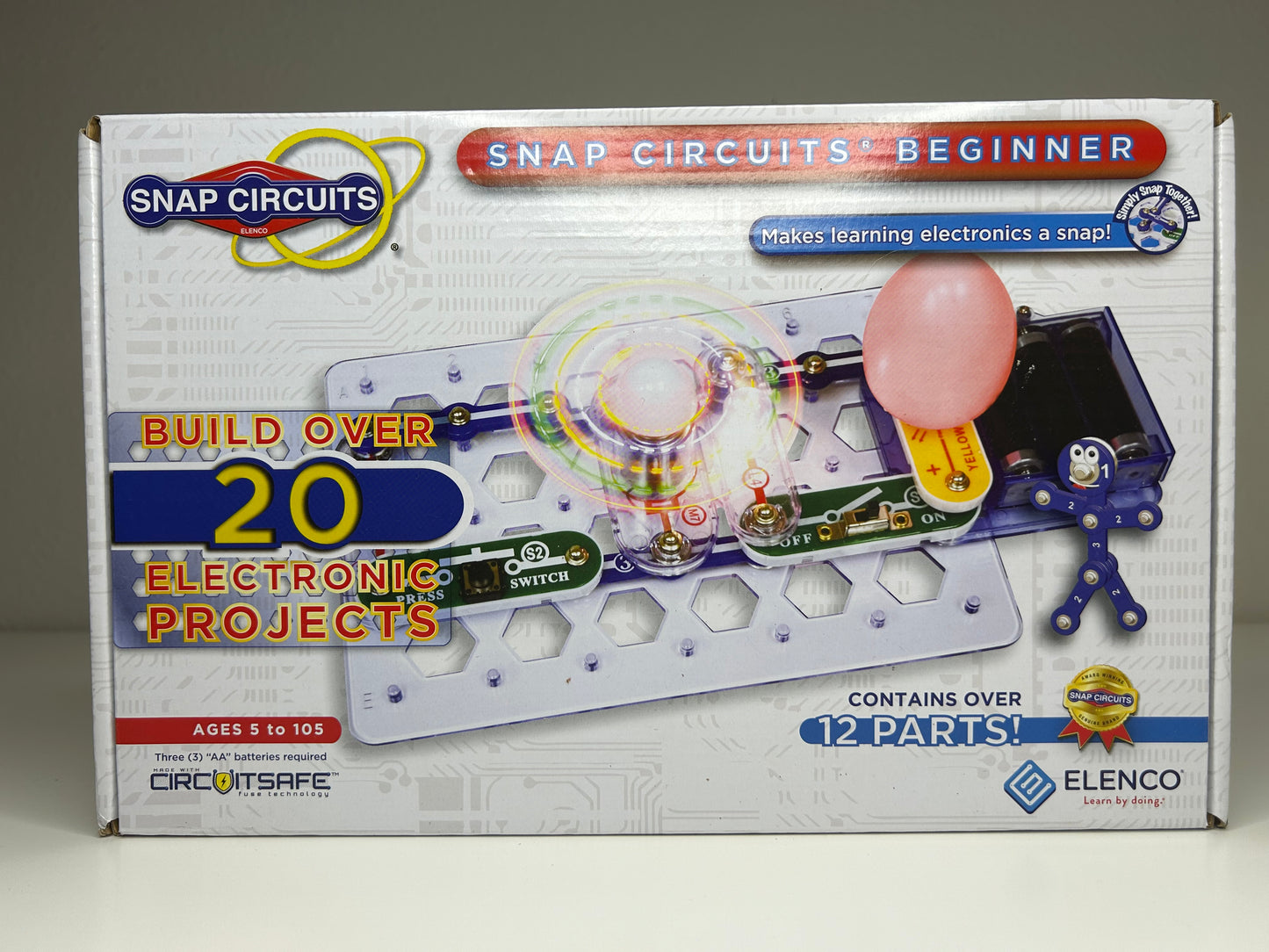 Snap Circuits Beginner Electronic Projects Kit