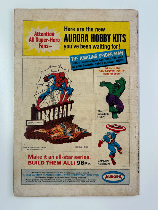 Marvel Collectors Item Classics #7 Vintage 1967 Classic Comic Book