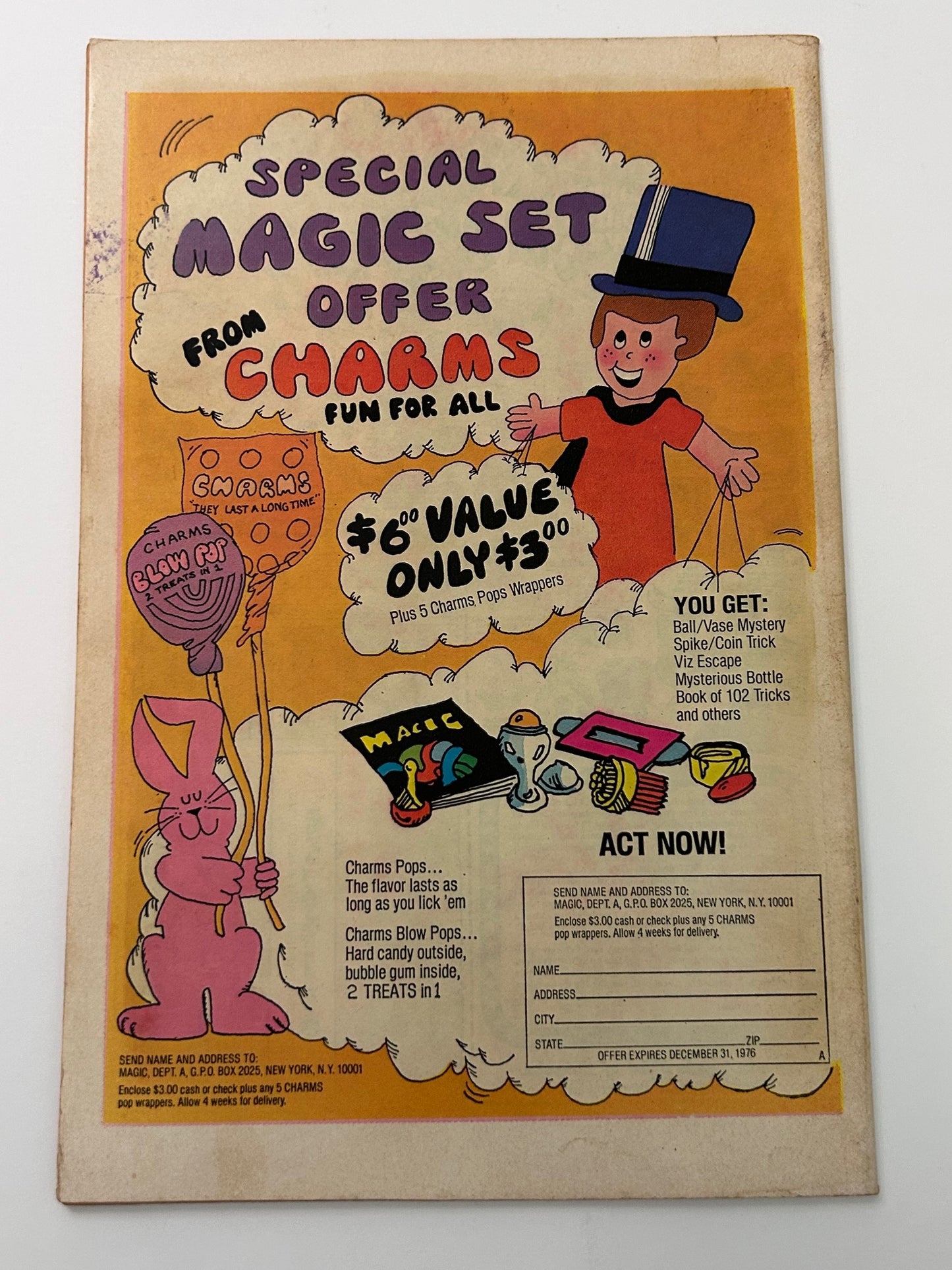 DC Super-Star Giant No. 9 The Man Behind the Gun Vintage 1976 DC Comics Comic Book