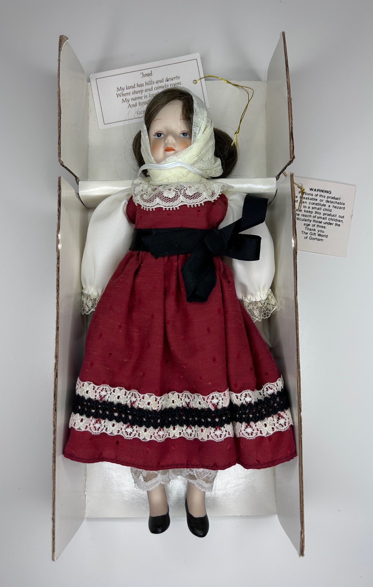 Gorham Around the World Doll Israel Miriam Vintage 1985