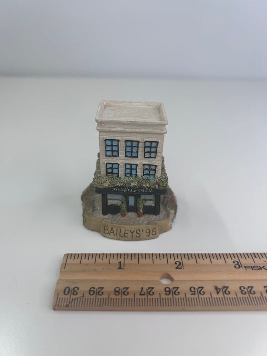 Baileys Irish Cream Vintage 1996 Murphy's Cafe Mini Coffee Shop Figurine