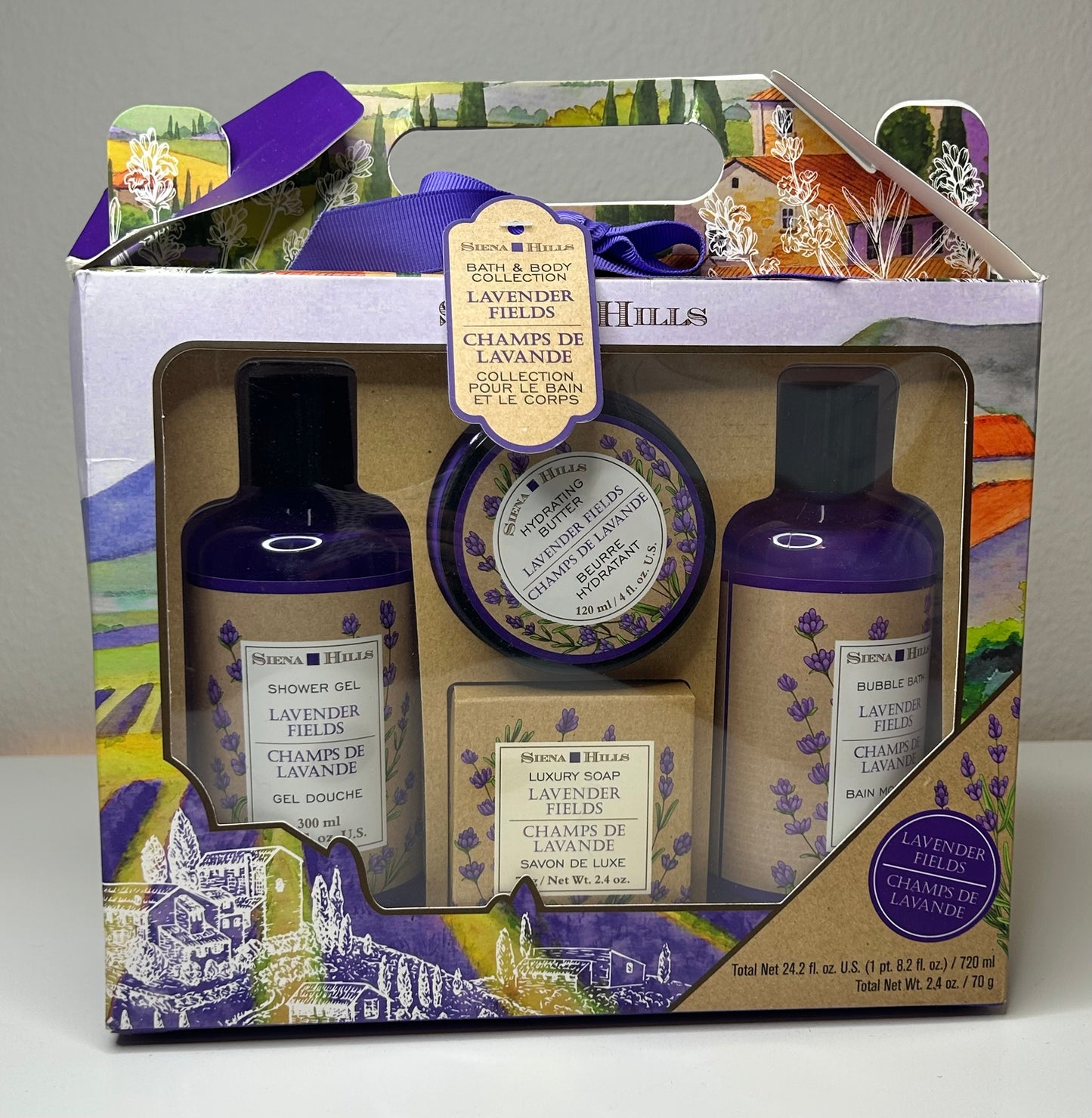 Siena Hills Lavender Fields Bath & Body Collection Gift Set