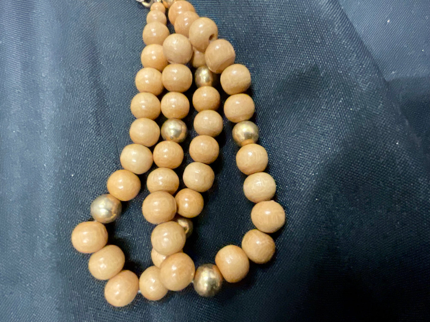 Beaded Gold and Yellow Fashion Jewelry Necklace