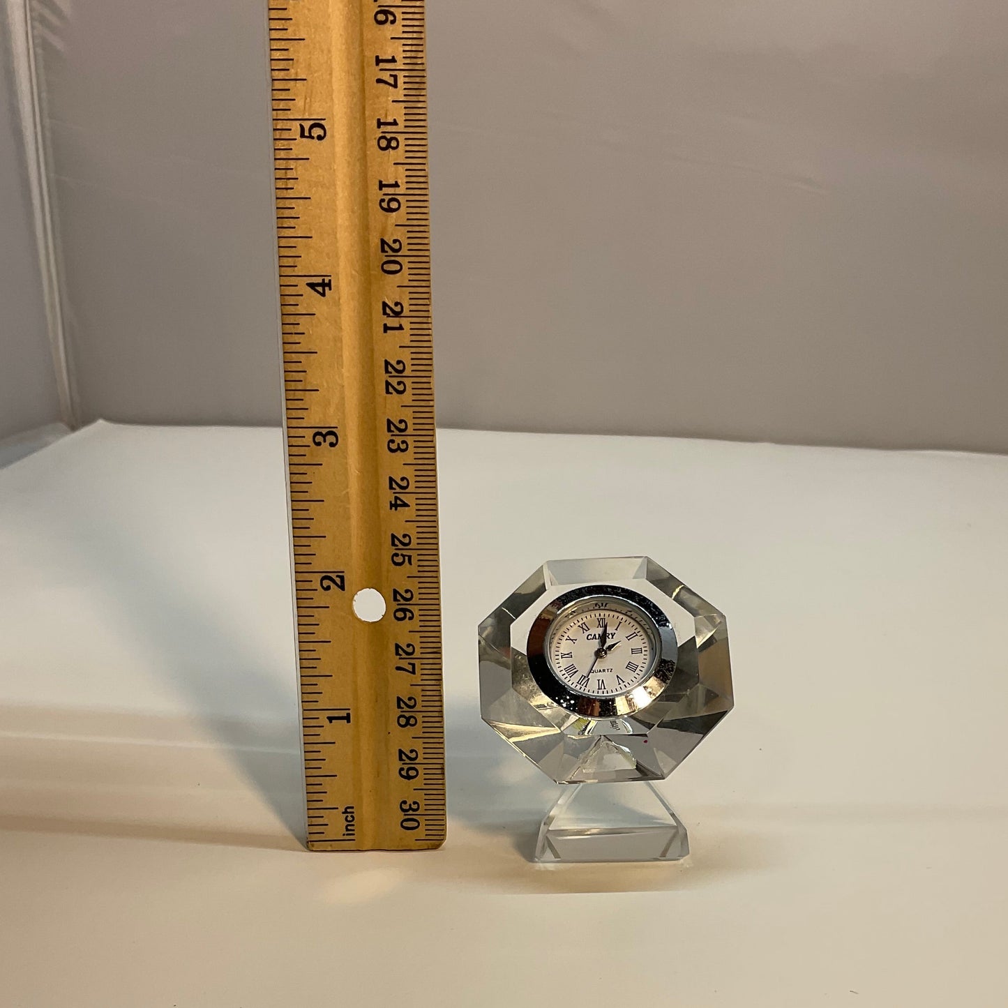 Camry Quartz Miniature Desk Clock Paperweight