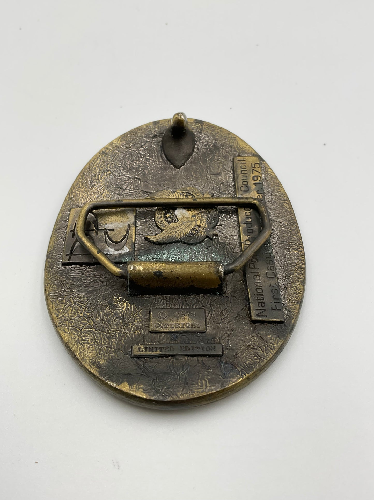 Vintage National Pork Producers Council 1975 Belt Buckle