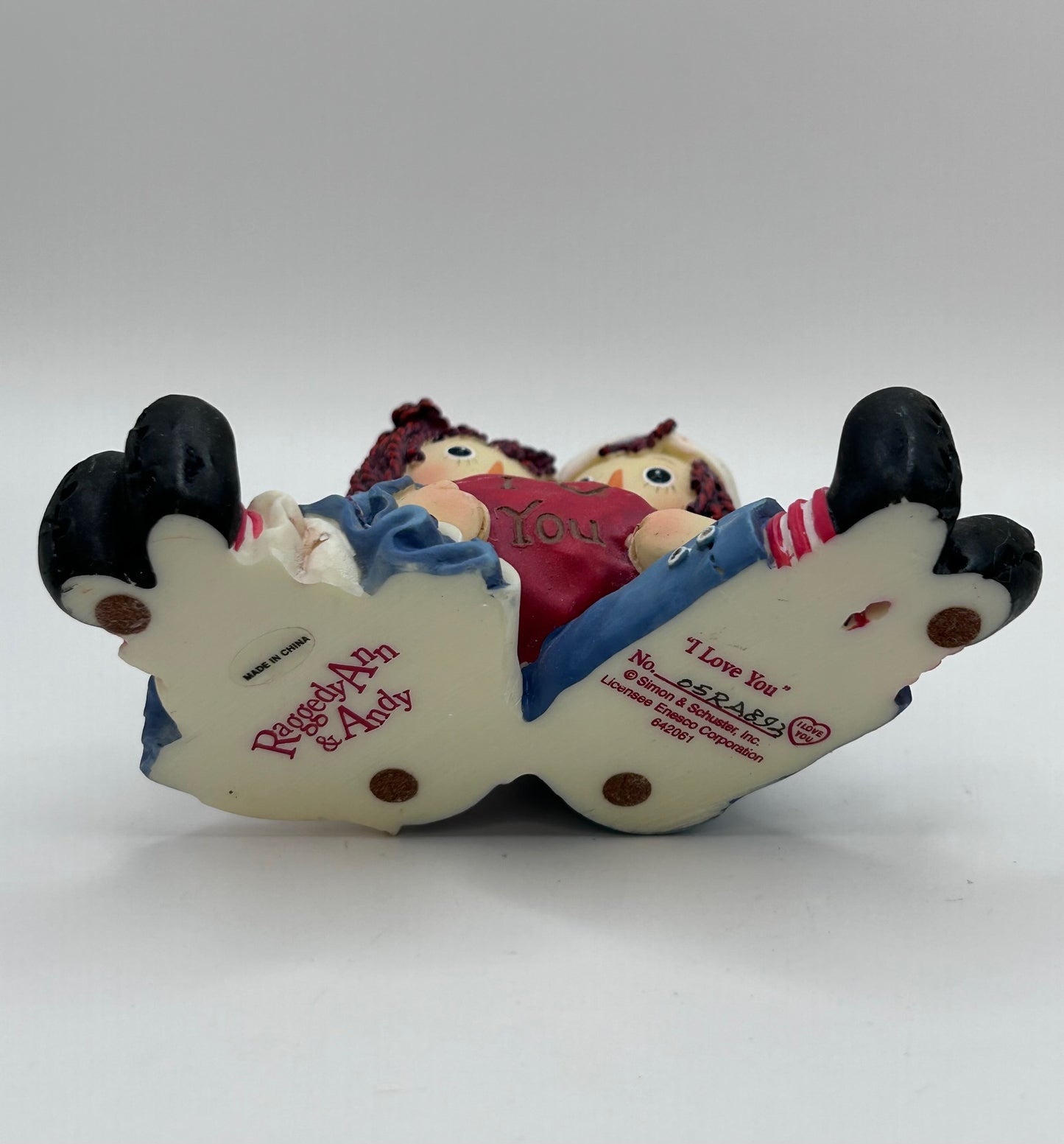 Raggedy Ann & Andy I Love You Vintage Enesco Figurine