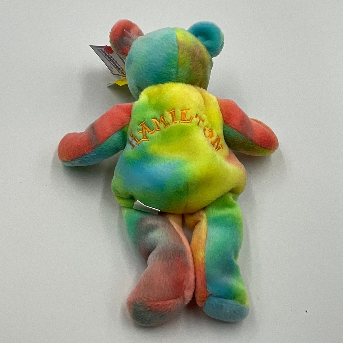 1999 Salvino's Ice Bammers Scott Hamilton Bear Tie-Dye Plush Bear