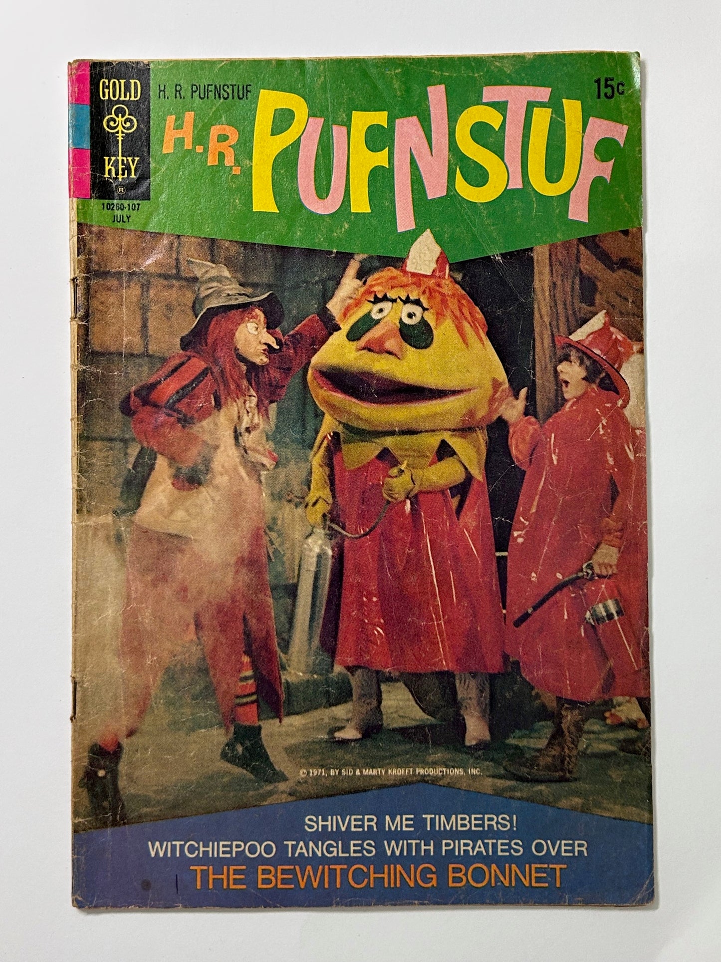 H. R. PUFNSTUF Gold Key Comic Book #4 Vintage 1971