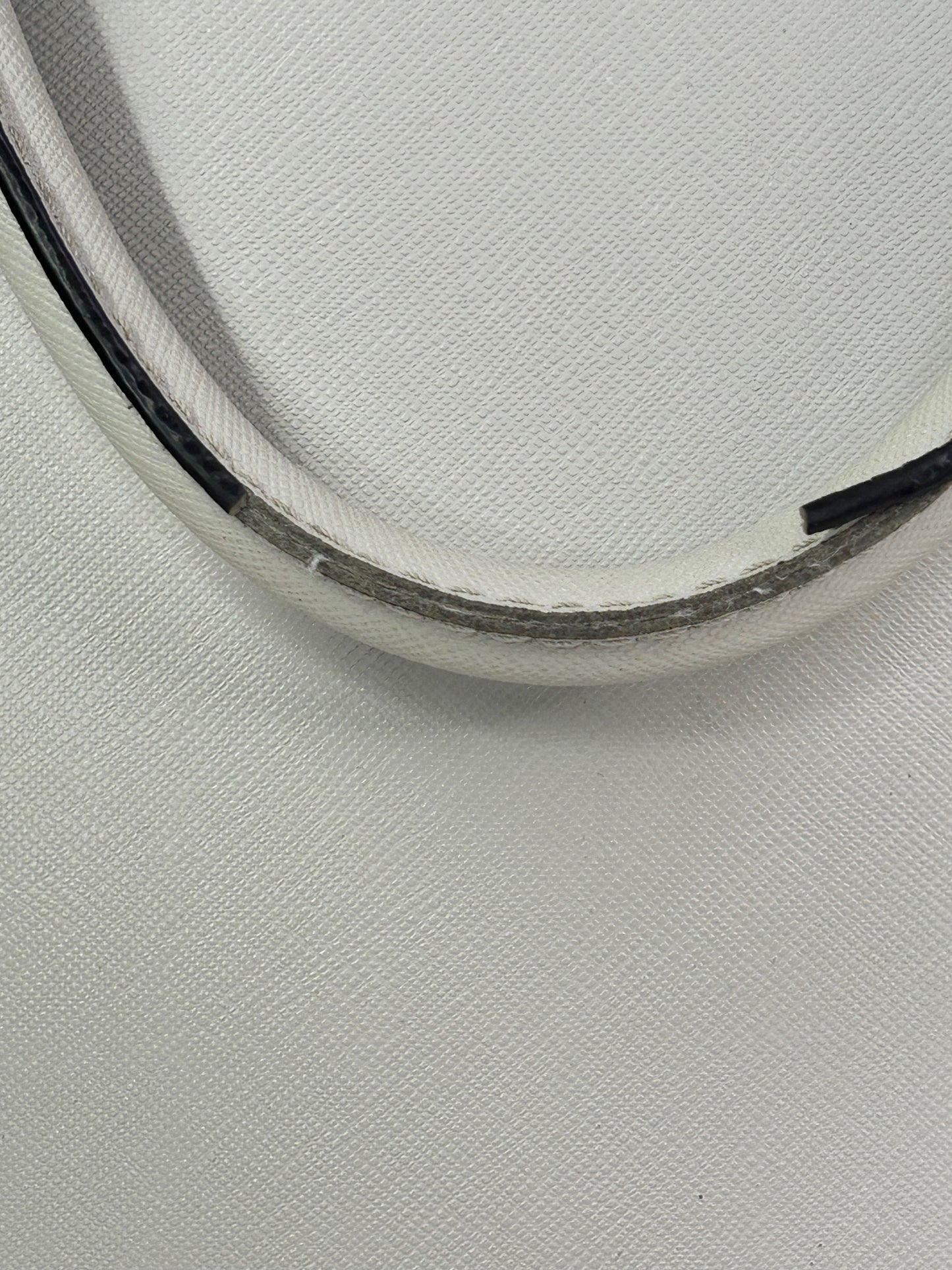 Michael Kors Ciara Large Light Stone Leather Top Zip Satchel Crossbody Purse Bag