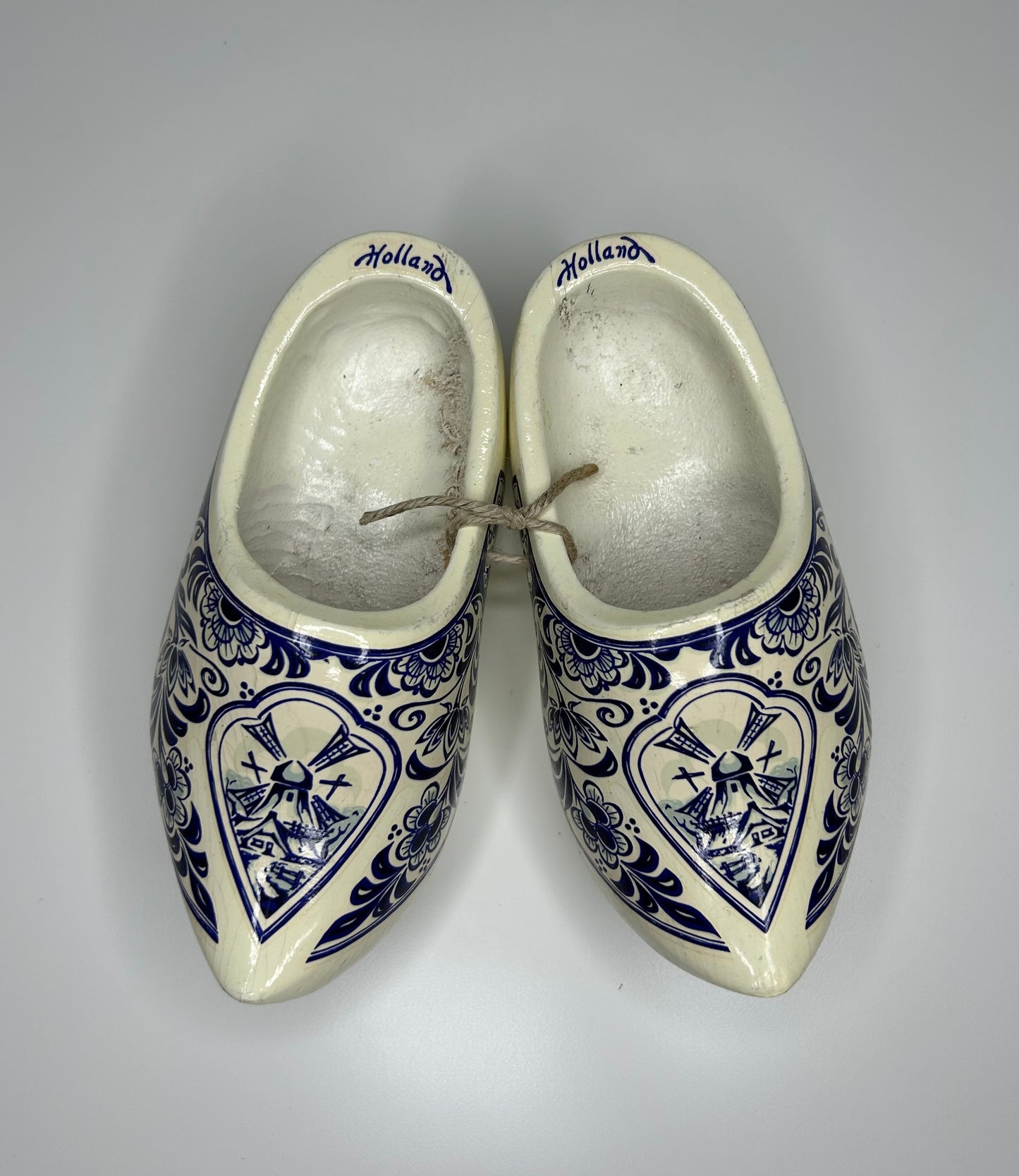 Hand-Carved Wooden Dutch Clogs