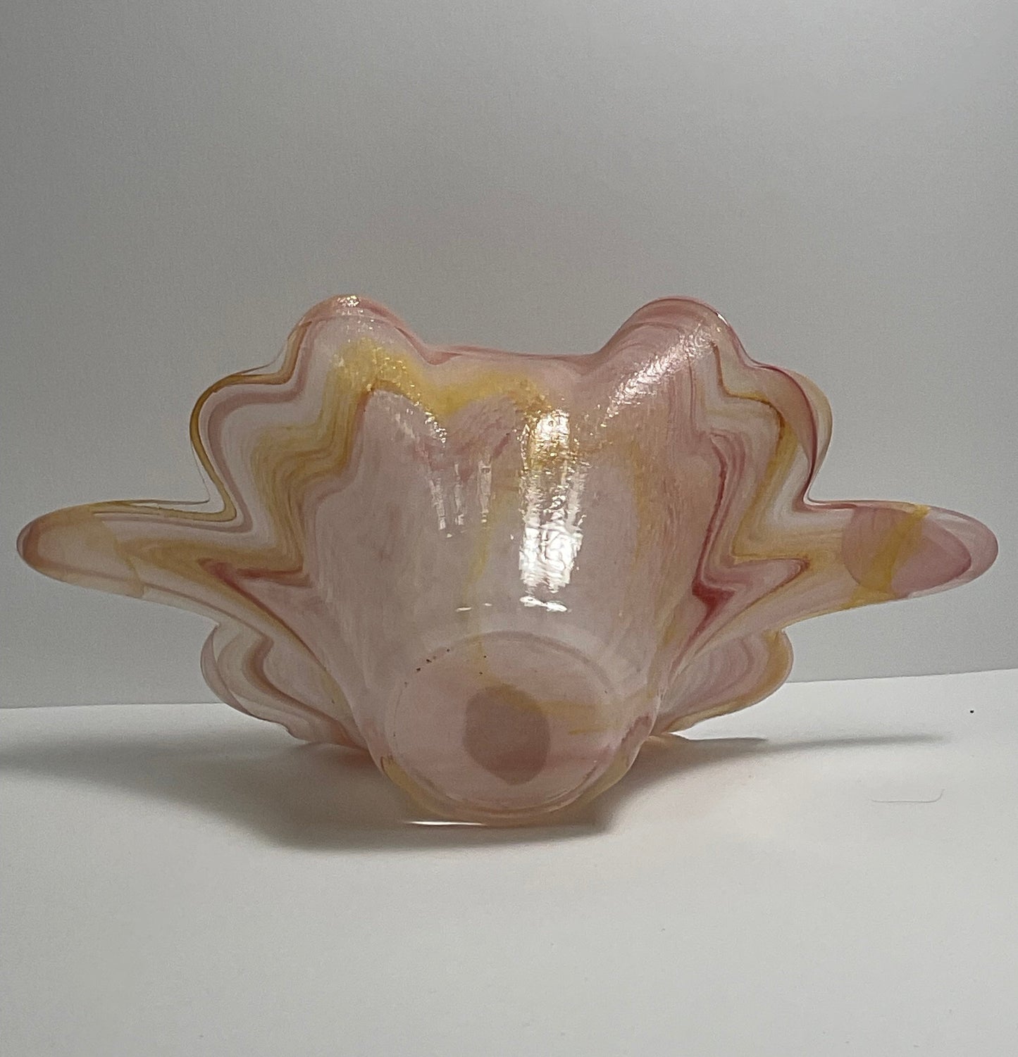 Murano Vintage Italian Glassware Candy Dish Centerpiece