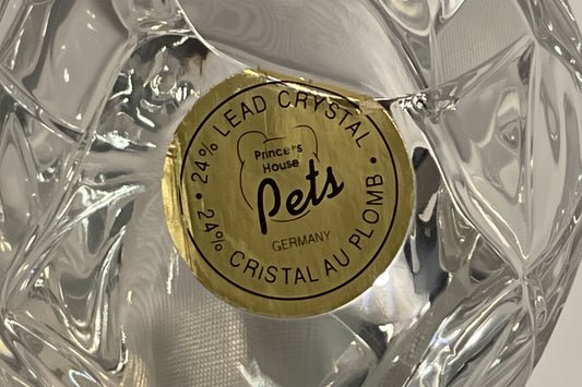 Princess House Pets Lead Crystal Mouse Collectible Art Decor Excellent Condition