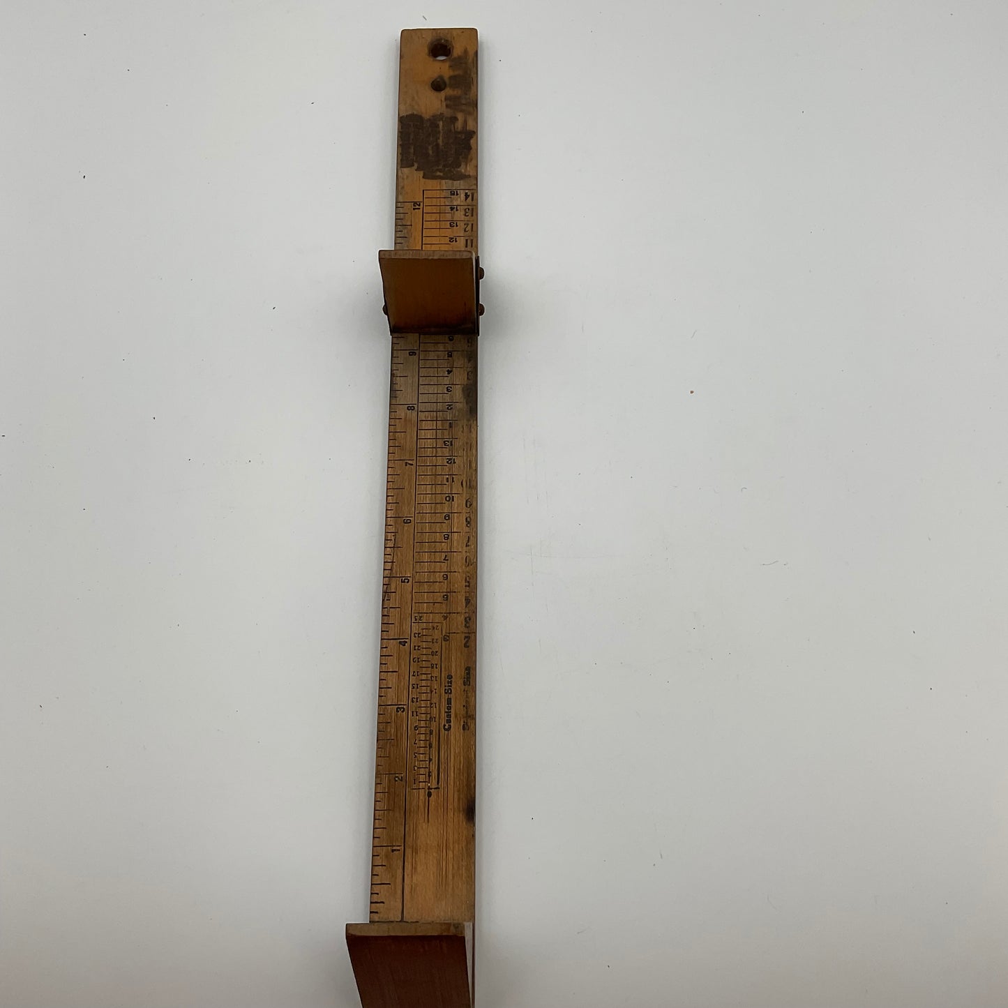 Vintage wooden Foot Measuring device