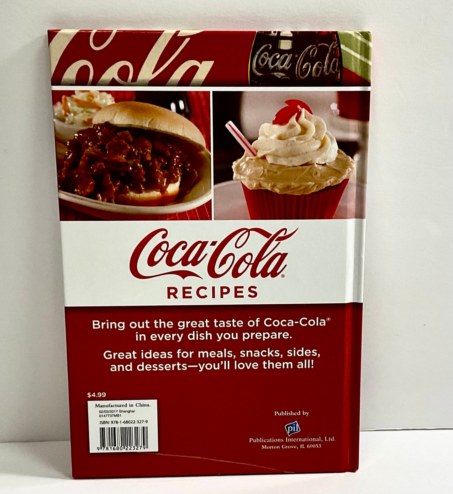 Coca-Cola Recipes Hardcover Cookbook 2016 Publications International 100% of Sale Benefits Charity