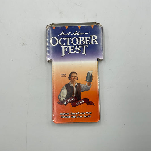 Sam Adams Octoberfest beer advertsing display signs Lot of 2 bar, pub, mancave decor
