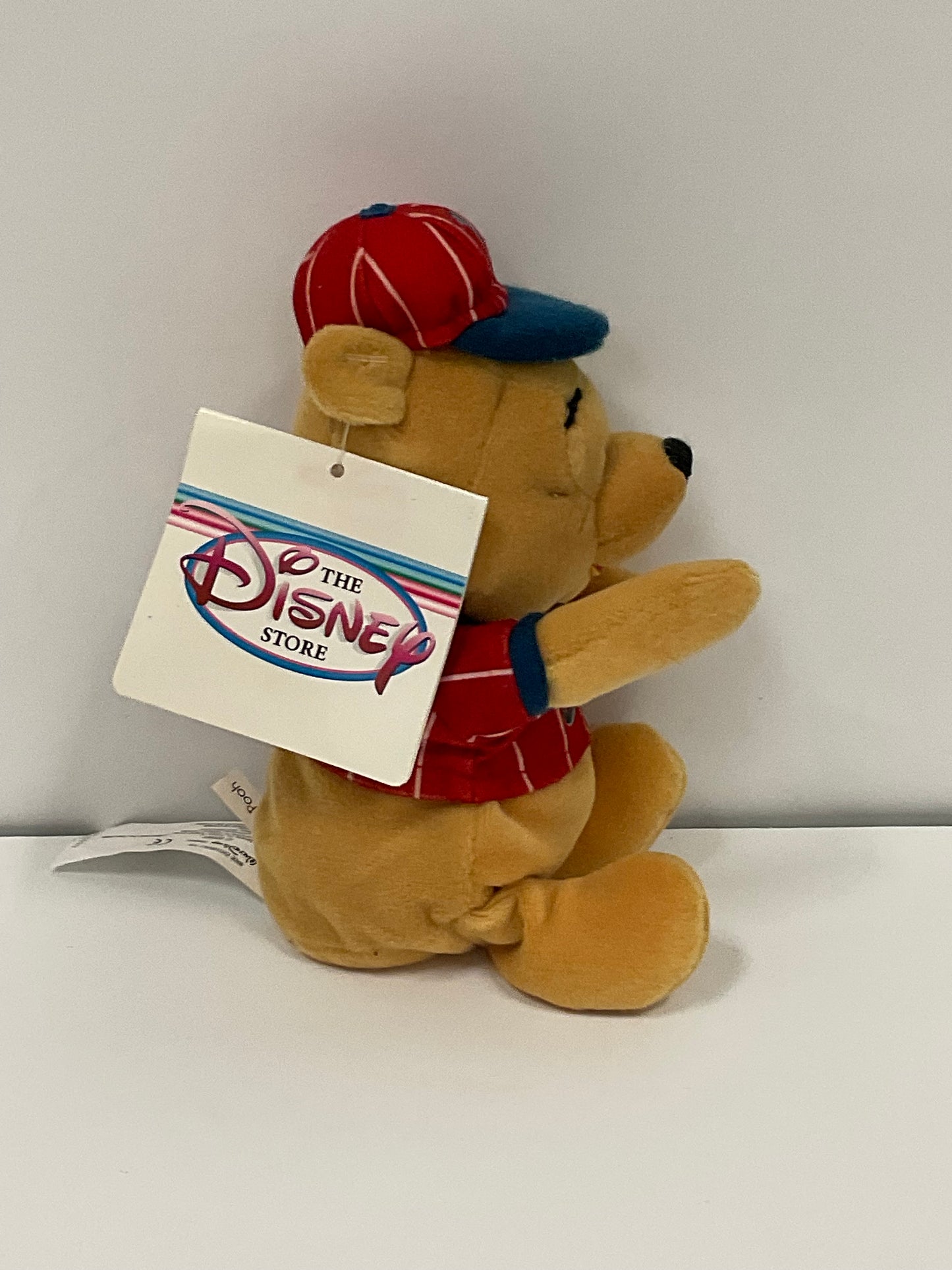 Baseball Player Winnie the Pooh Bear & Friends Vintage Mini Beanbag Beanie Plush Disney Collectible