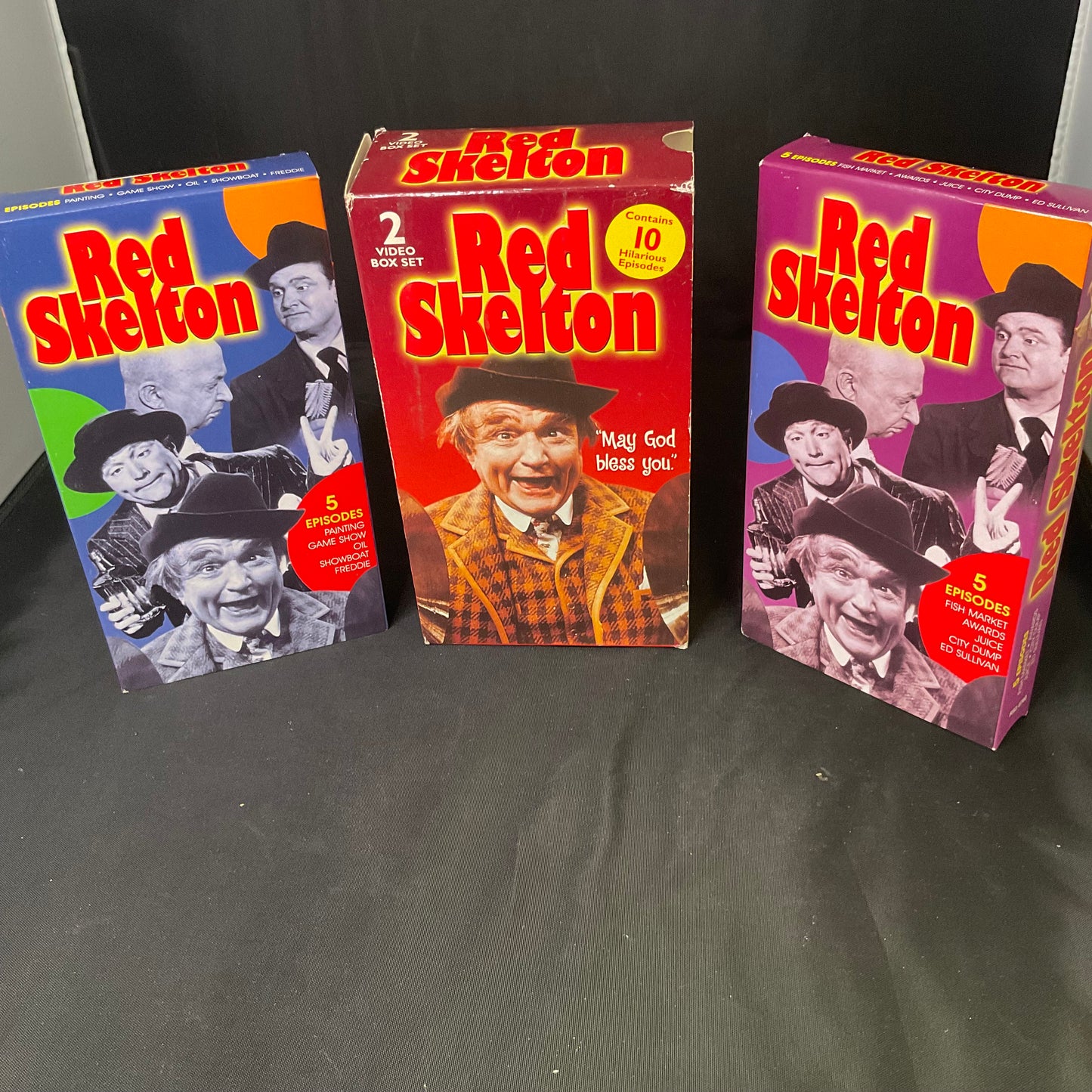 Red Skelton 2 Video Box Set VHS Tapes
