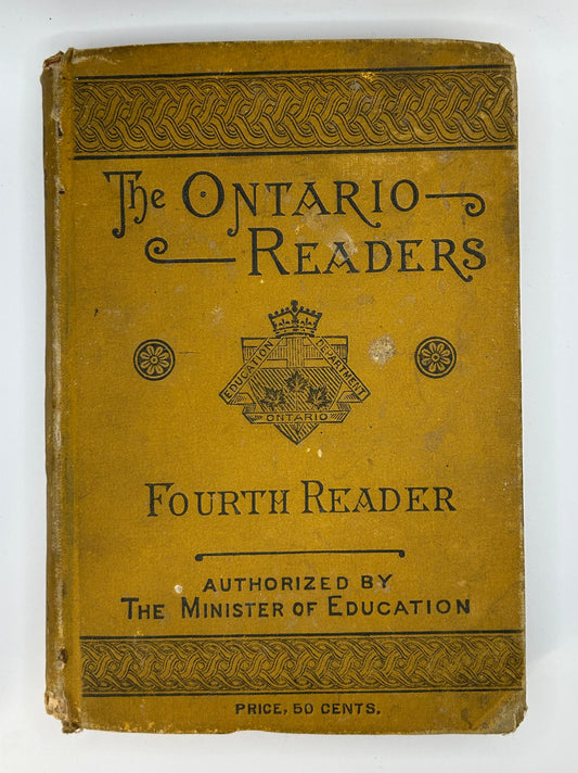 The Ontario Readers Fourth Reader VTG 1885