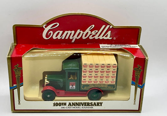 Campbell's Soup Vintage 1997 100th Anniversary Die-Cast Model Souvenir Truck Collectible in Original Box