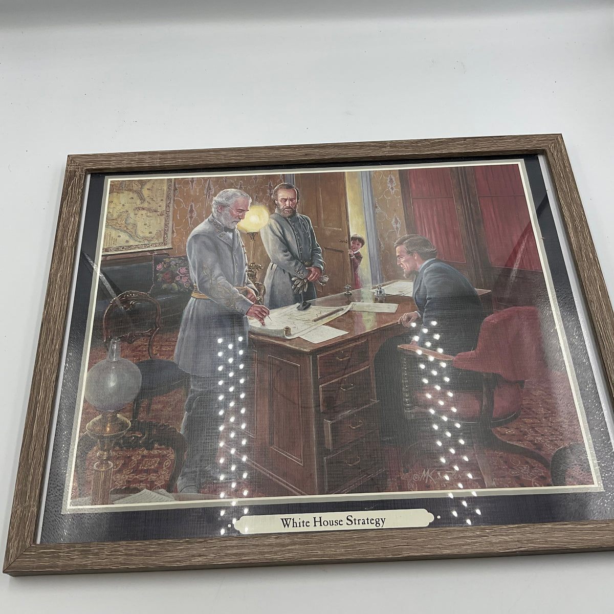 Limited Edition Print ‘White House Strategy”By Mort Kunstler