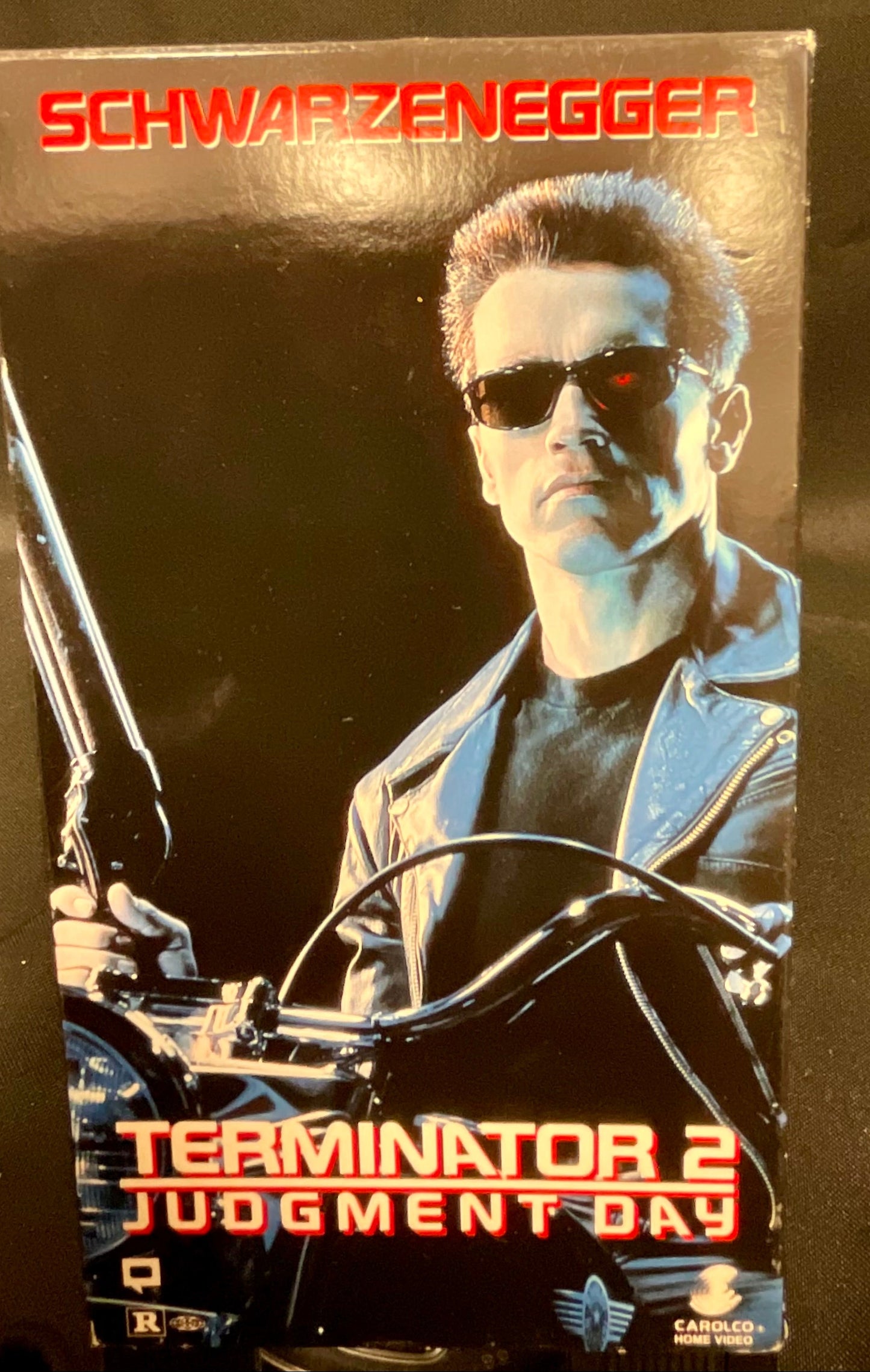 Terminator 2 Judgement Day Vintage 1991 VHS Video Tape Movie Arnold Schwarzenegger Unsealed