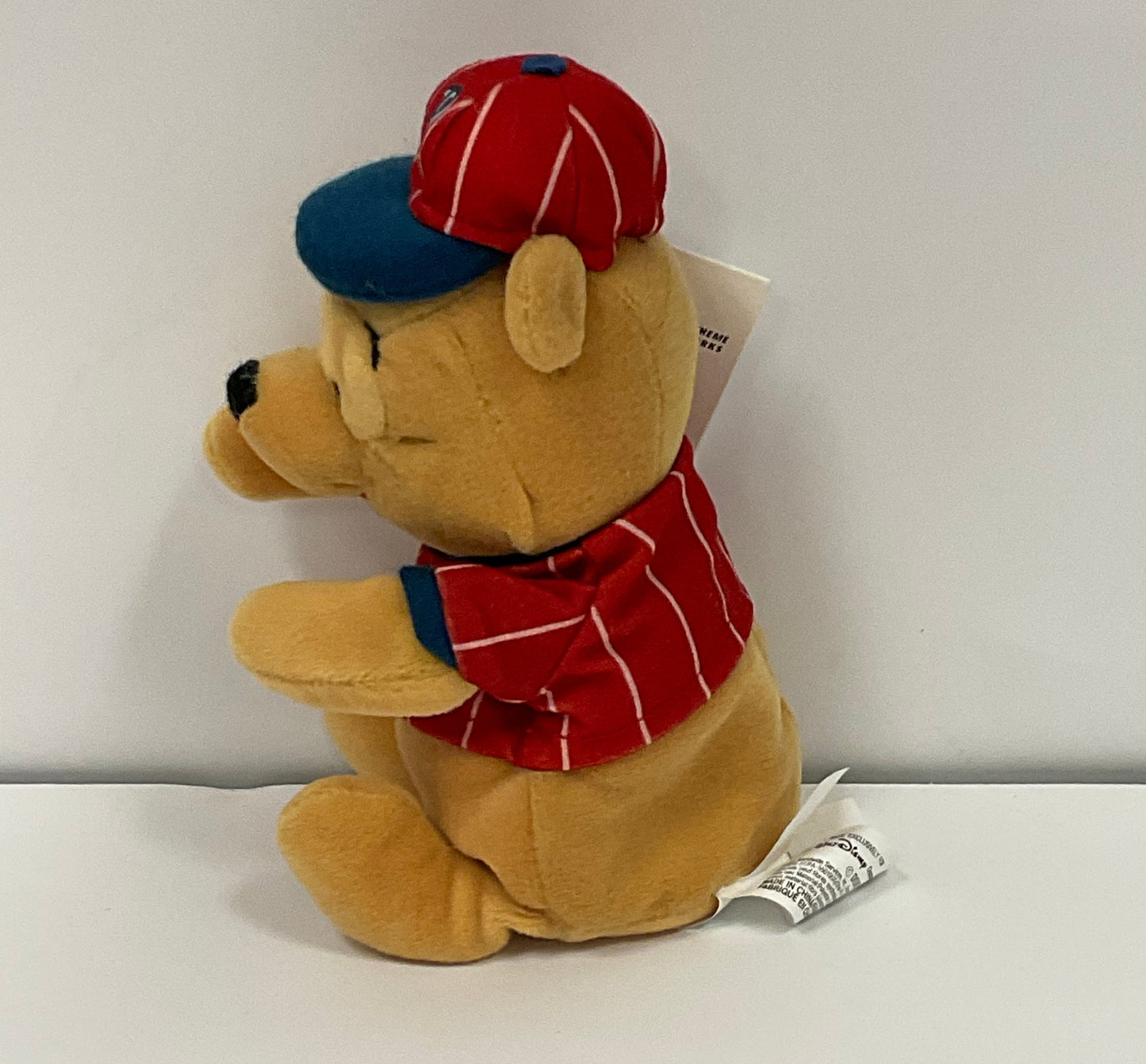 Baseball Player Winnie the Pooh Bear & Friends Vintage Mini Beanbag Beanie Plush Disney Collectible