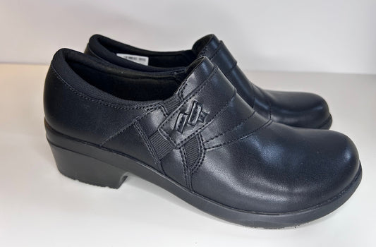 Clark’s Angie Pearl Slip-On Womens Shoes Size 8.5 Black Brand New w/o Box