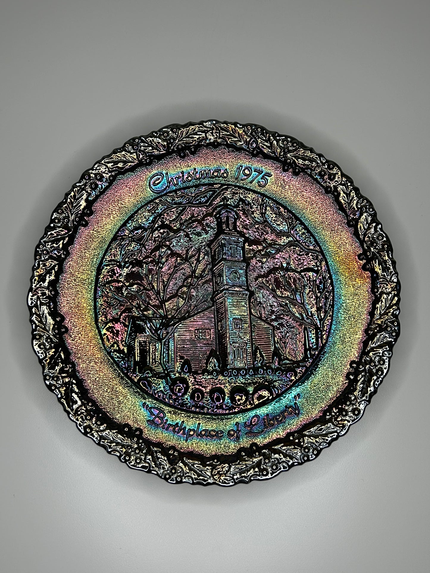 Fenton Carnival Glass 1975 Plate #6