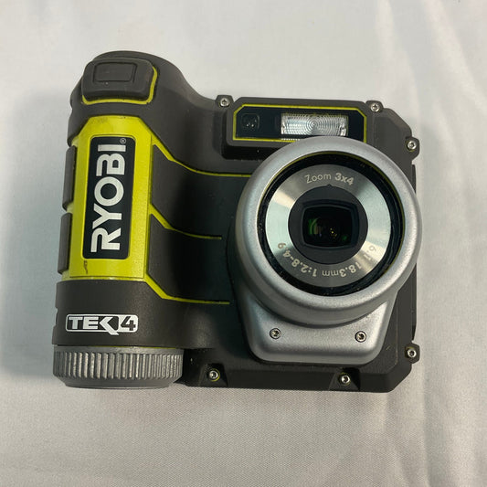 Ryobi Tek-4 Digital Camera with Case Untested Missing Charger
