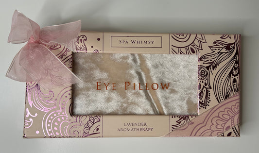Spa Whimsy Lavender Aromatherapy Eye Pillow New