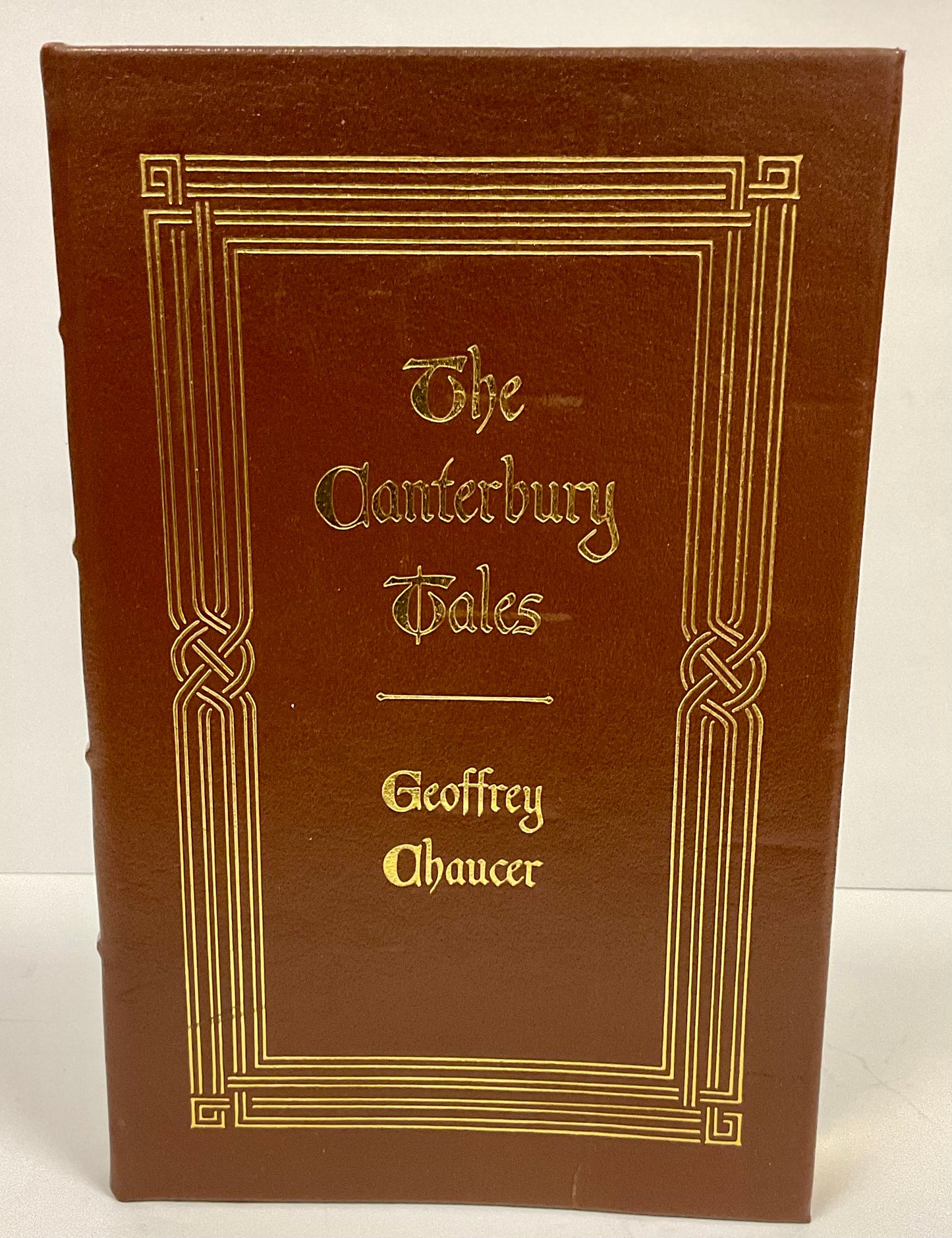 The Canterbury Tales by Geoffrey Chaucer Vintage 1978 The Easton Press 100 Greatest Books Ever Written Leather-Bound Collector's Edition