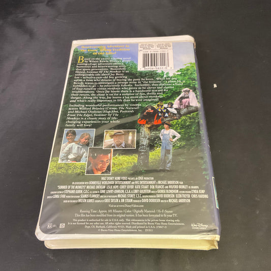 Disney’s Summer of the Monkeys VHS Tape