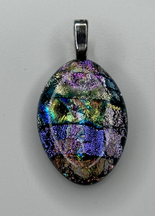 Multicolor Stone-Like Necklace Charm Pendant Fashion Jewelry