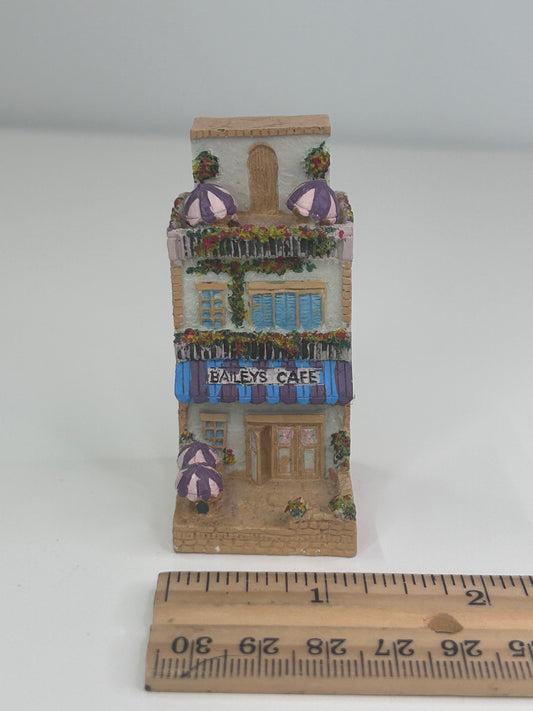 Baileys Vintage 1998 Limited Edition Continental Cafes Coffee Shop Figurine
