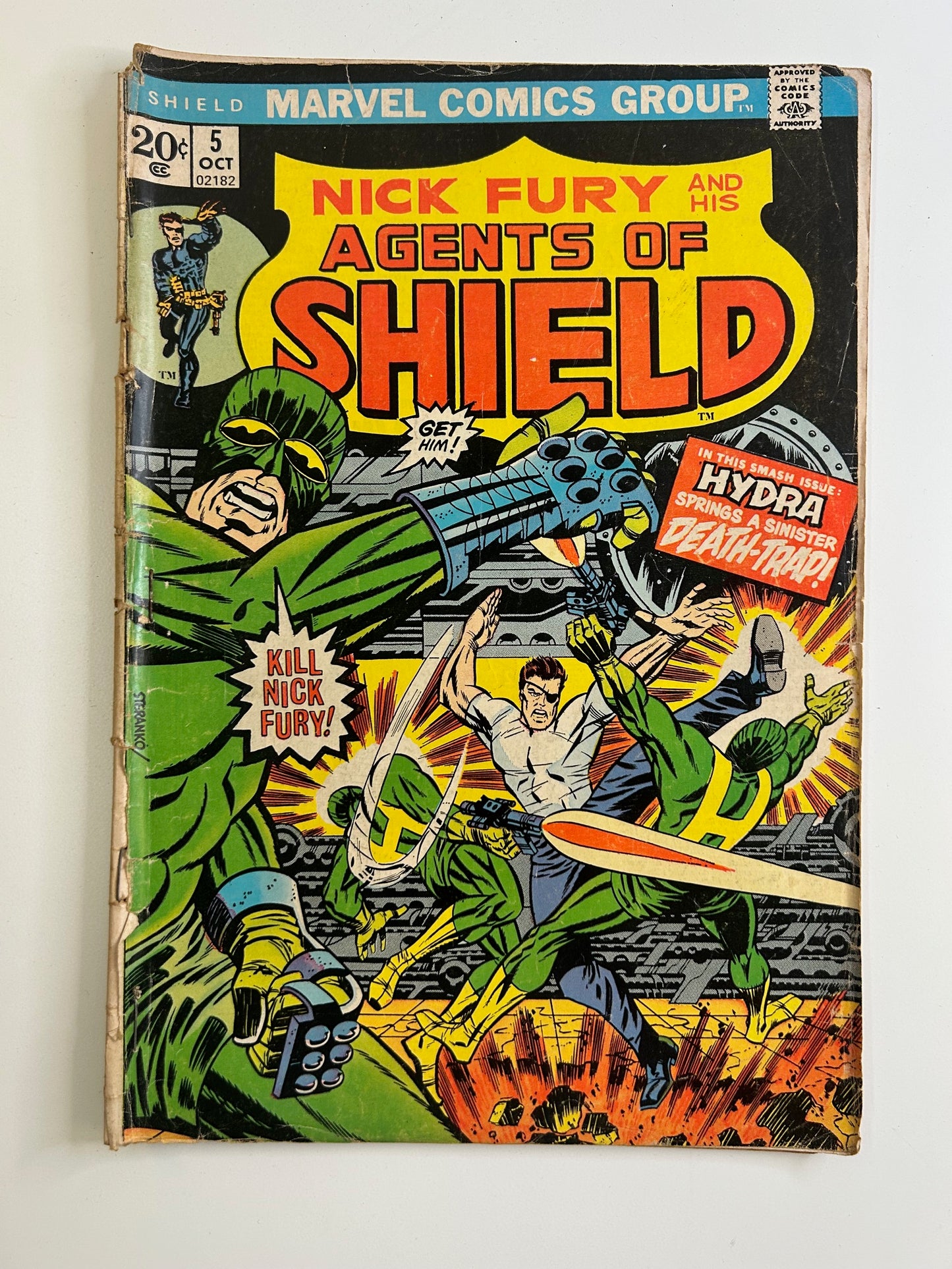 Nick Fury and His Agents of Shield #5 Vintage 1973 Marvel Group Comic Book