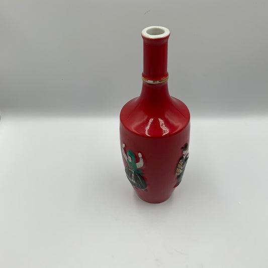 Vintage Ceramic Figural Decanter Decorative Bottle