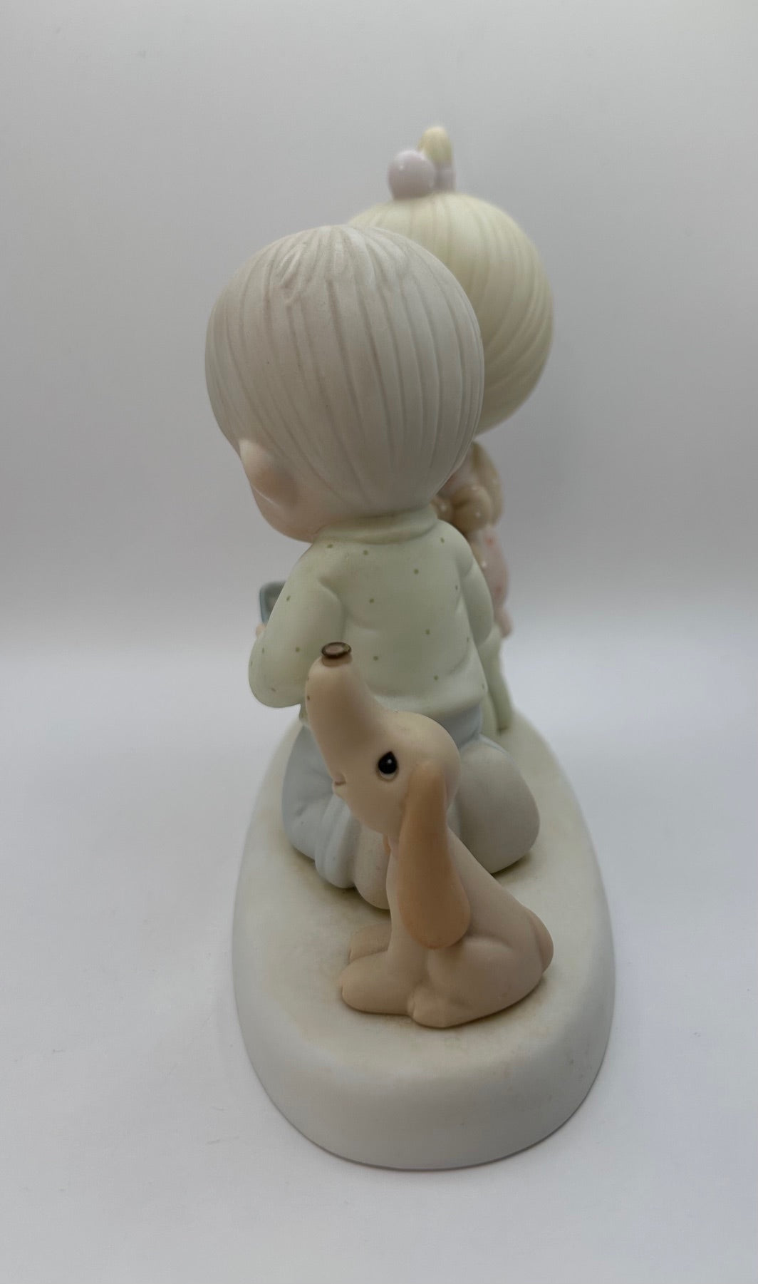 Precious Moments Vintage 1987 With This Ring, I... Hand-Painted Porcelain Figurine Collectible Original Box