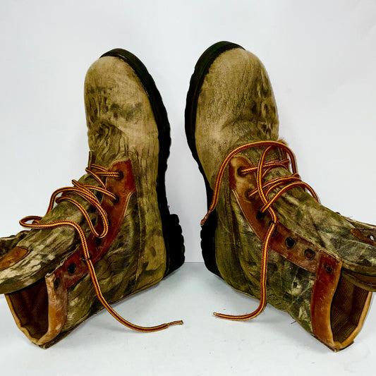 Black Rock Brown and Camo Hunting Leather Work Boots