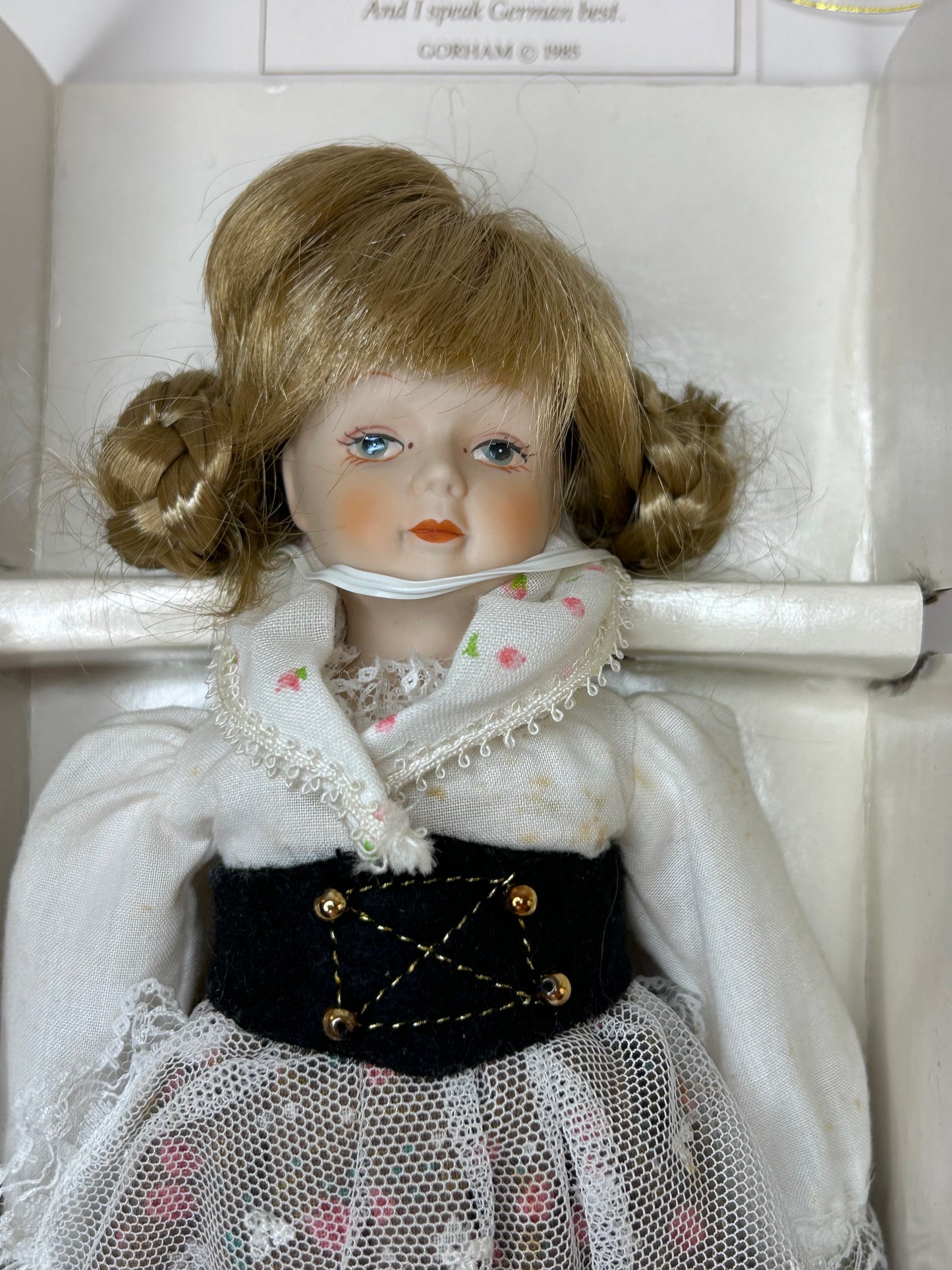 Gorham Around the World Germany Doll Marla Vintage 1985