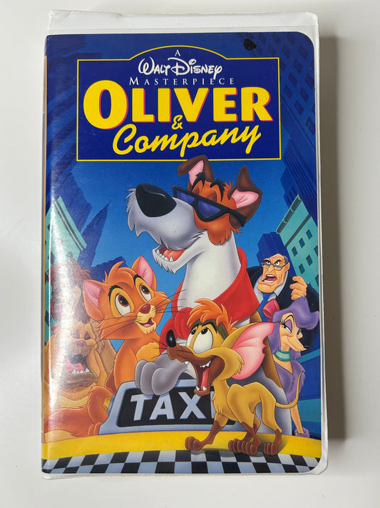 Oliver & Company Walt Disney Masterpiece VHS