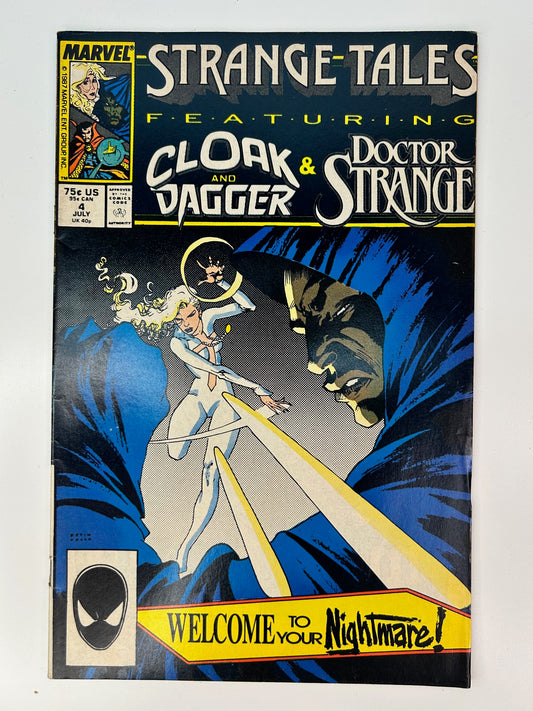 Strange Tales #4 Marvel Comics Vintage July 1987 Doctor Strange