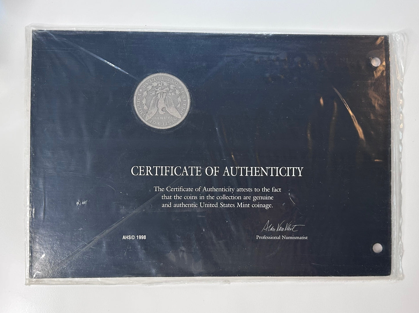 Morgan Silver Dollar Collection 1880 Philadelphia Mint with COA OGP
