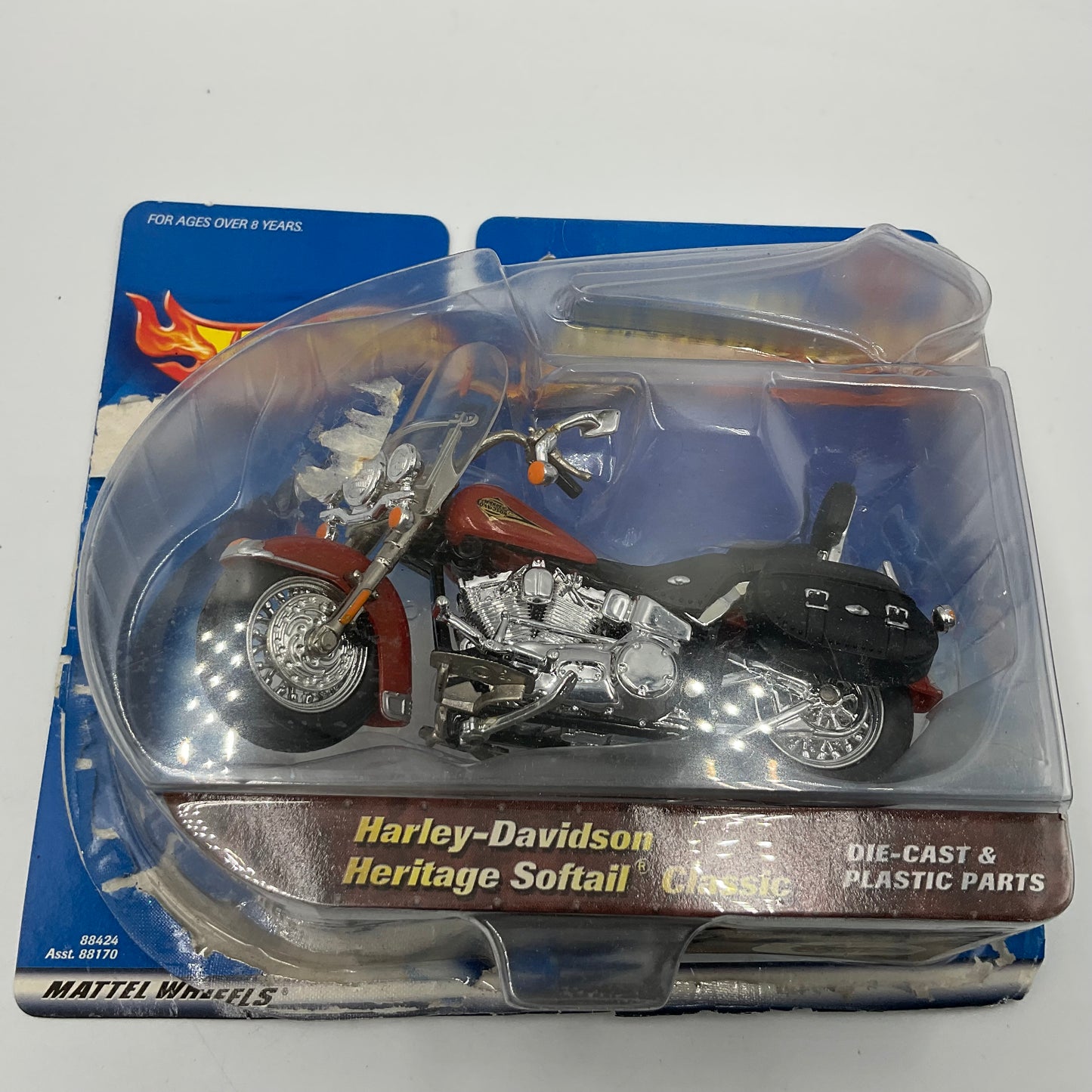 Hot Wheels Harley Davidson 1:18 Die-Cast Model Heritage Softail Classic New
