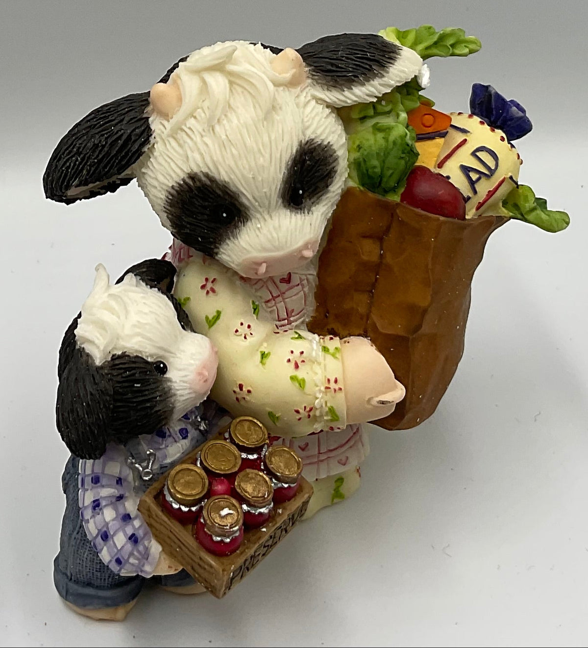 Enesco Mary's Moo Moos You Always Lend a Helping Hoof Cow Figurine