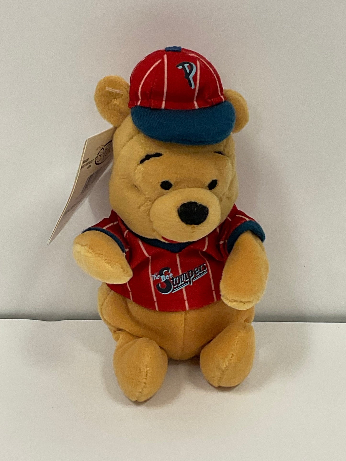 Baseball Player Winnie the Pooh Bear & Friends Vintage Mini Beanbag Beanie Plush Disney Collectible